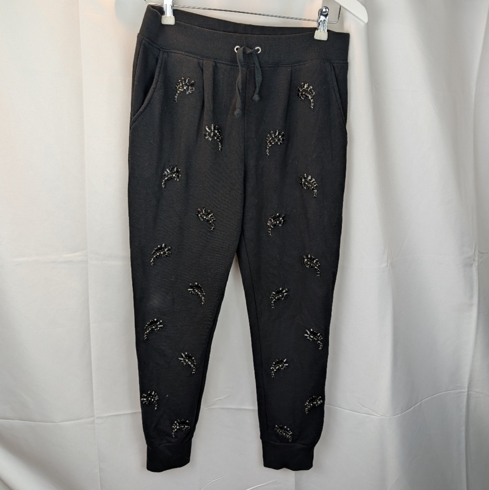 Juicy Couture Black Label Embellished Joggers Size S In VGUC